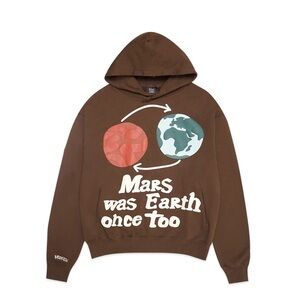 Broken Planet Market Mars Was Once Earth Too Brown Hoodie
